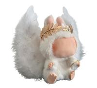 1 set di squisite ali d'angelo Kawaii per bambole da 15 cm e 17 cm, accessori in tessuto morbido con design alla moda, ricambio ideale per bambole da collezione, ideale per foto e feste