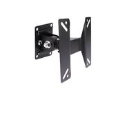 1 set di staffa for TV da 14-24 pollici staffa di montaggio a parete for monitor LCD LED supporto for telaio TV a schermo piatto fisso angolo di inclinazione di 180 gradi con viti