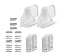 1 set di staffe di ricambio per recinzione per bambini, gancio e viti, compatibile con vari modelli di hardware di ricambio per cancelli per animali domestici