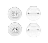 1 set di staffe di ricambio per recinzione per bambini, gancio e viti, compatibile con vari modelli di accessori per montaggio a parete