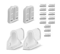 1 set di staffe di ricambio per recinzioni per bambini, ganci e viti, compatibili con vari modelli, accessori per cancelli in nylon