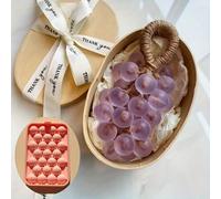 1 Set di Stampi in Silicone a Forma di Uva per Sapone e Candele Fatti a Mano, Materiale Silicone, Rotondo, per Artigianato, Produzione di Candele, Produzione di Sapone, Decorazione per la Casa, Fornit