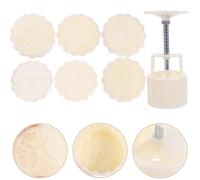 1 set di stampi per mooncakes a forma di fiore, strumento per la cottura a