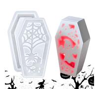 1 Set Di Stampo In Silicone Bara - Modulo Di Decorazione Ombretto Lampada Per Argilla - Stampo Di Halloween Artigiani Casting | Rilascio Antiaderente Flessibile Durevole Facile