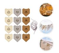 1 set di stendardo riutilizzabile banner decorativo bandiera decorativo