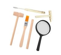 1 Set di Strumenti archeologici per Tomba, Strumenti per la Ricerca del dei Pirati, Kit Fai da Te, Giocattolo archeologico, Strumento archeologico, Set di Tomba in Legno