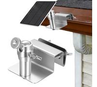 1 Set di Supporto Grondaia per Eufy Security Camera, Staffa per Telecamera Esterna, Staffa per Arlo Pannello Solare, compatibile con telecamere con vite da 1/4