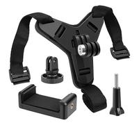 1 set di supporto per casco da moto con montaggio sul mento per GoPro, supporto per casco per GoPro Hero 13 12 11 10 9 8 7 Max, supporto per casco da moto per Insta 360 X5 X4, DJI OSMO 360, supporto