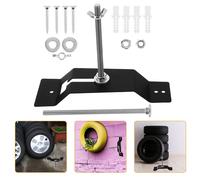 1 Set di supporto per ruota di scorta per montaggio a parete per rimorchio