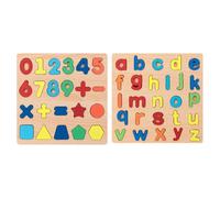 1 Set Di Tavolette Puzzle Con Lettere Abc E 1 Set Di Tavolette Puzzle Con Numeri, Giocattoli Puzzle, Giocattoli Educativi In Legno, Giocattoli Educativi Per La Prima Infanzia