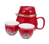 1 set di teiera cinese, tazza e set da tè in porcellana cinese Gongfu, teiera e
