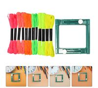 1 set di telaio per nappe: strumento per la tessitura di filati in plastica per