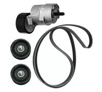 1 set di tenditore cinghia e puleggia tenditrice cinghia trapezoidale compatibile per Hyundai Kia 2.0 2.4 L4 2006-2015 25281-25000 25212-2G760 2528725110