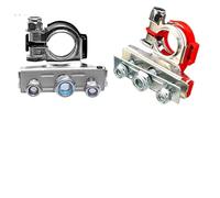 1 set di terminali della batteria for autoveicoli for auto, kit di connettori terminali con morsetto for cavo, positivo e negativo for auto(A)