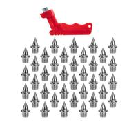 1 set di unghie con scarpe da pista e scarpe da campo in acciaio duro per sport