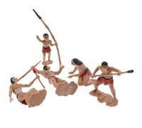 1 set di uomini primitivi in miniatura Modelli primitivi modelli mini