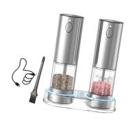 1 set di utensili da cucina per macinare sale di pepe scuro e altri condimenti con texture modificabile