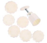 1 set di varie forme Mooncakes Stampo fai da te a pressione manuale Stampo per