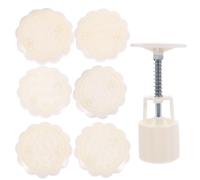 1 set di varie forme Mooncakes Stampo fai da te a pressione manuale Stampo per