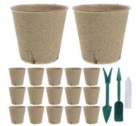 1 set di vasi per fiori da germinazione, vasi per piantare piante di carta,