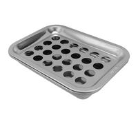 1 set di vassoio per la Santa Comunione: portabicchieri coperto da 24 fori per