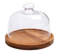 1 set di vassoio per torta professionale con coperchio in (marrone chiaro)