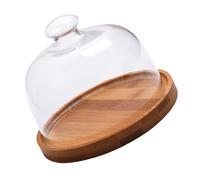 1 set di vassoio per torta professionale con coperchio in (marrone chiaro)