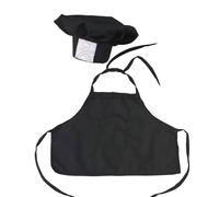 1 set di vestiti fotografici a tema per bambini, vestito da vestire, cappello da cuoco neonato e grembiule per fare immagini indimenticabili