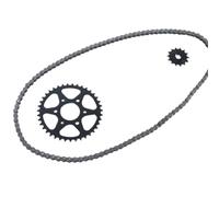 1 set dpgkit kit catena di trascinamento compatibile con motociclette NS200 AS200 39T 14T 520H 116 Accessori per le parti della bici a pignone a catena set