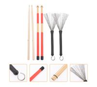 1 Set Drum Set Drum Brush Stick Set Legno Drum Stick Kit 5A Drumsticks con