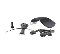 1 set ebano 4/4 parti di violino chinrest messa a punto corde tailpiece endpin