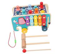 1 Set Educativo Legno per Musicale e Percussione Sviluppo Abilità Motorie e Logiche Vivaci