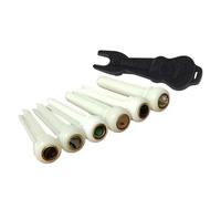 1 Set Elegante Bone Pins Ponte Chitarra Piroli Professionale Chitarra Stringa Unghie Bone Accessori