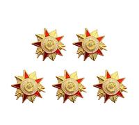 1 set elegante spilla a tema Unione Sovietica con chiusura sicura per giacche, cappotti e borse, spilla retrò premio URSS, 50 pieces, come descritto