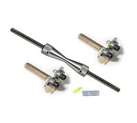 1 Set Equilibratrice Pneumatico per Bici da per Equilibratore del Cerchio Centratura Statica per Cavalletto Paddock Standard Strumenti Riparazione Pneumatici Resistente Professionale
