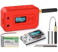 1 set ESP32 LoRa V3 scheda modulo con antenna 868 MHz + batteria 3000mAh + custodia protettiva - WiFi integrato Bluetooth SX1262 CP2102 0.96" OLED Display tipo C per Arduino Lora Meshtastic IOT (N35
