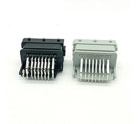 1 set FCI ECU. Presa a spina sigillata seduta maschile 24 pin del connettore a vie HCCPHPE24BKA90F(Grå)