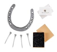 1 Set Ferro di Cavallo Portafortuna Portafortuna Inaugurazione Negozioavallo Portafortuna Regalo di Apertura Nuovo Regalo di Casa per Camere da Letto Soggiorni Uffici Pareti Cancelli e Altri Luoghi