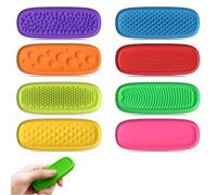 1 set fid get toys,Confezione da 8 Pezzi di Pietre sensoriali per Bambini con autismo,Giocattoli sensoriali per l'ansia per Bambini e Adulti(colore)