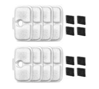 1 set filtro di ricambio per fontana d'acqua sostituito per animali domestici e manutenzione e cotone Pet Round