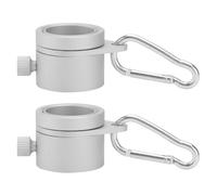 1 Set Flag Pole Ring 1 pollice Flag Mount Ring Clip in lega di alluminio
