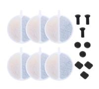 1 set fontana per gatti e cani filtri, sostituisci il carbone attivo di ricambio per piccoli ricambi per acqua per animali domestici