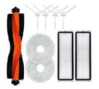 1 set for Xiaomi for Mijia S10+/S10plus/B108CN/B113CN Robot aspirapolvere autopulente Mop2Pro Spazzola principale + Spazzola laterale + Panno for mocio + Filtro