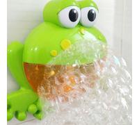 1 set Giocattolo da bagno per bambini, macchina per bolle a forma di rana, giocattolo musicale per vasca da bagno con canzoncine. (La forma e il colore di alcuni accessori sono casuali) Batterie non i