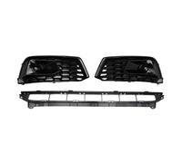 1 set griglia paraurti anteriore inferiore per Audi Q5L 18-20 plastica ABS nera