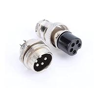 1 Set GX16 5 Pin Connettore a Vite a Vite per Aviazione Elettrica Connettore a Spina per Aviazione Nuovo per Apparecchiature Industriali