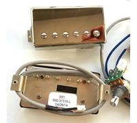 1 Set Humbucker per chitarra elettrica con cablaggio professionale per Gib BB1 BB2 Serie BB Copertura in nichel Argento