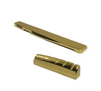 1 set in ottone per chitarra acustica sella e dado scanalato per chitarra folk a 6 corde
