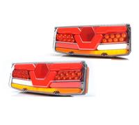 1 SET Indicatore di direzione dinamico NEON LED fanale posteriore 12/24V per ...