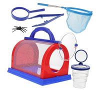 1 Set Insetti per Kit Osservazione e Raccolta Insetti da Esterno Strumenti Educativi per Esplorazioni Naturali Leggero e Portatile